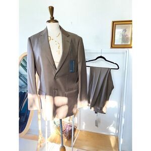 Brand New Covington Light Brown Two-Piece Suit Set